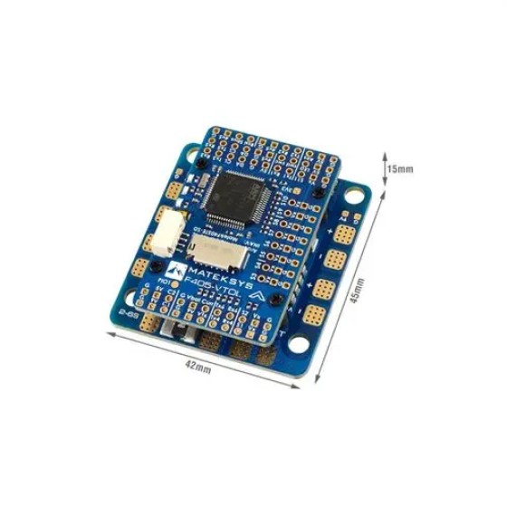 MATEK F405-VTOL Flight Controller Baro OSD MicroSD Card Blackbox 2-6S LiPo ArduPilot INAV for RC Multirotor Fixed-Wing Airplane
